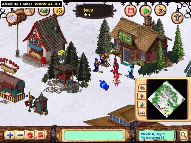 Изображение игры: Ski Resort Tycoon 2