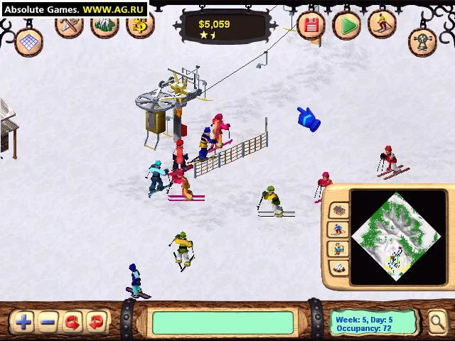 Изображение игры: Ski Resort Tycoon 2