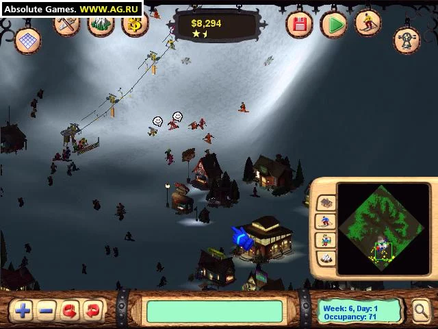 Изображение игры: Ski Resort Tycoon 2