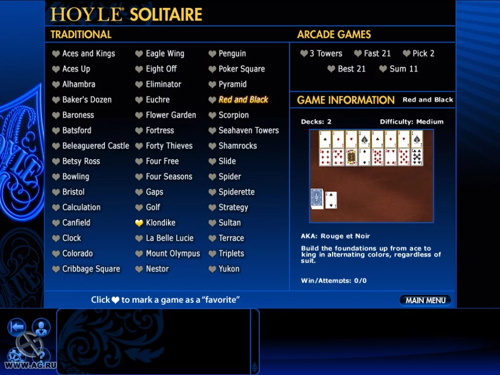 Изображение игры: Hoyle Card Games 2011