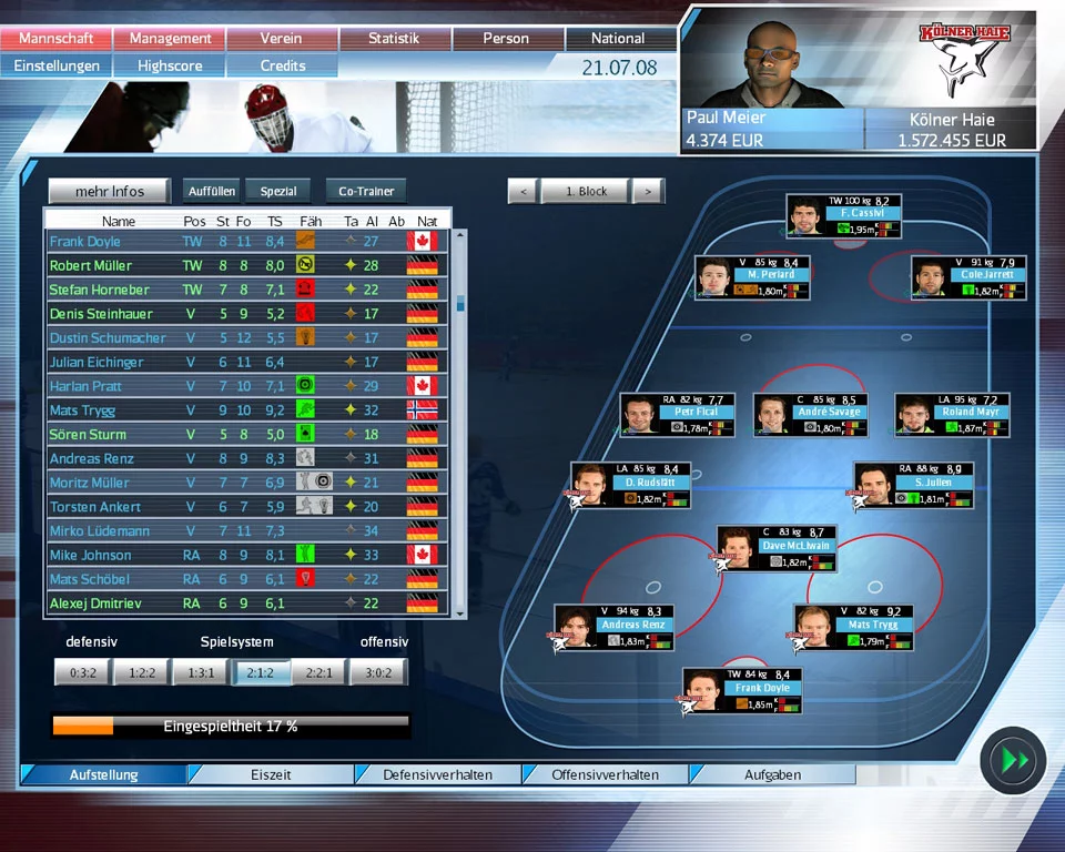 Изображение игры: Ice Hockey Manager 2009