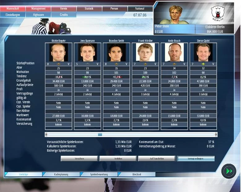 Изображение игры: Ice Hockey Manager 2009