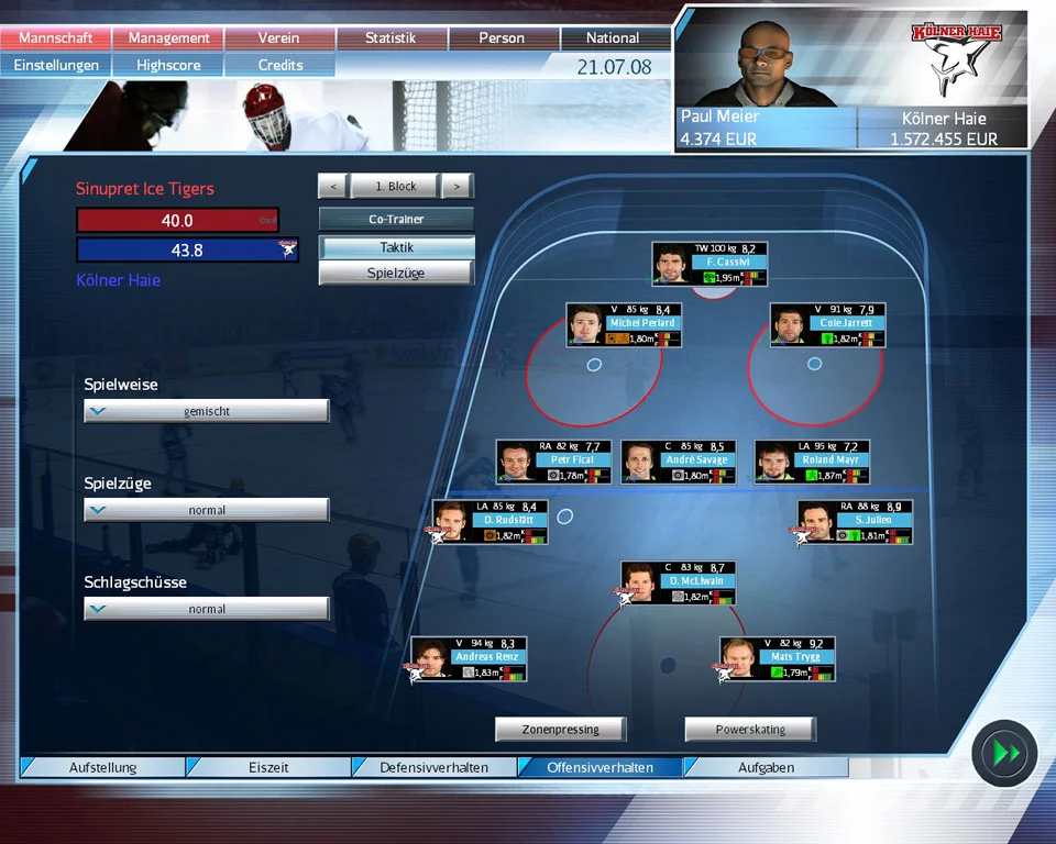 Изображение игры: Ice Hockey Manager 2009