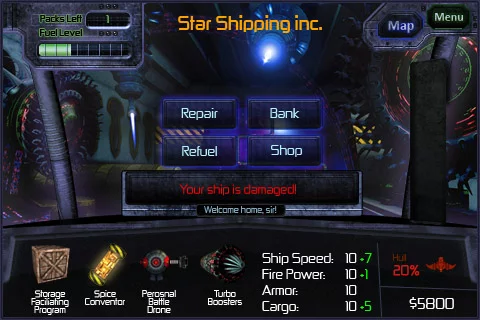 Изображение игры: Star Shipping HD