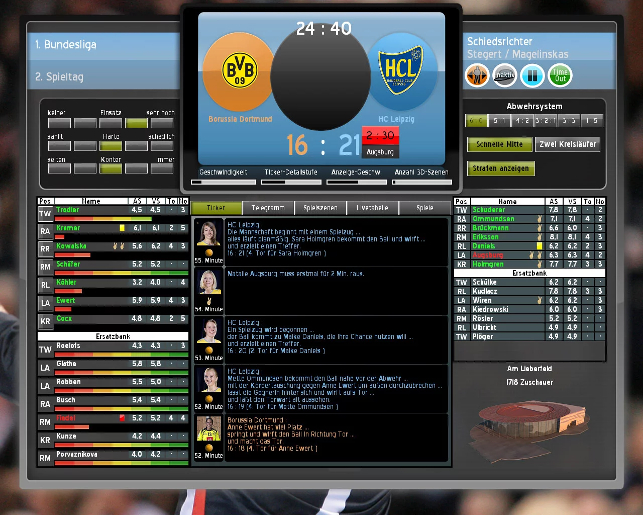 Изображение игры: Handball Manager 2010
