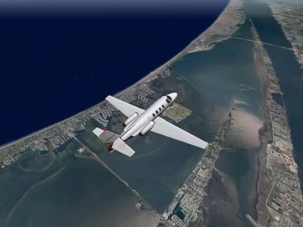 Изображение игры: X-Plane 6
