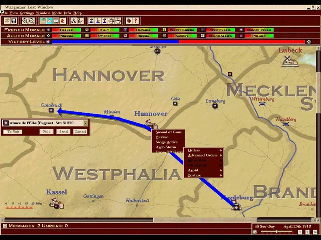 Изображение игры: Wargamer: Napoleon 1813