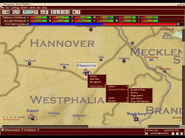 Изображение игры: Wargamer: Napoleon 1813