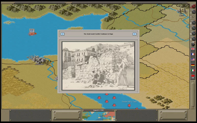 Изображение игры: Strategic Command 2: Patton Drives East