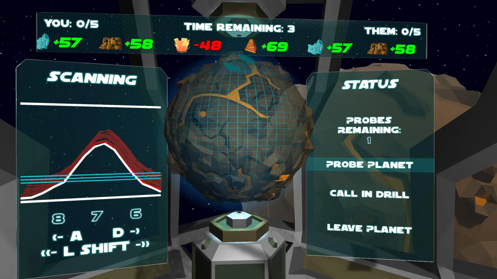 Изображение игры: Deep Space Mine