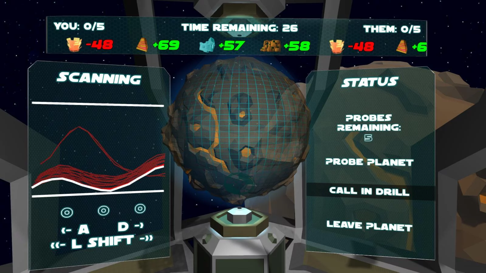 Изображение игры: Deep Space Mine