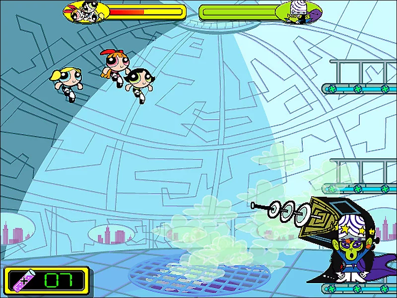 Изображение игры: Powerpuff Girls: Mojo Jojo's Pet Project