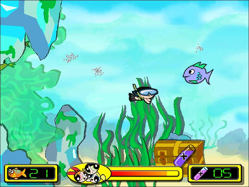 Изображение игры: Powerpuff Girls: Mojo Jojo's Pet Project