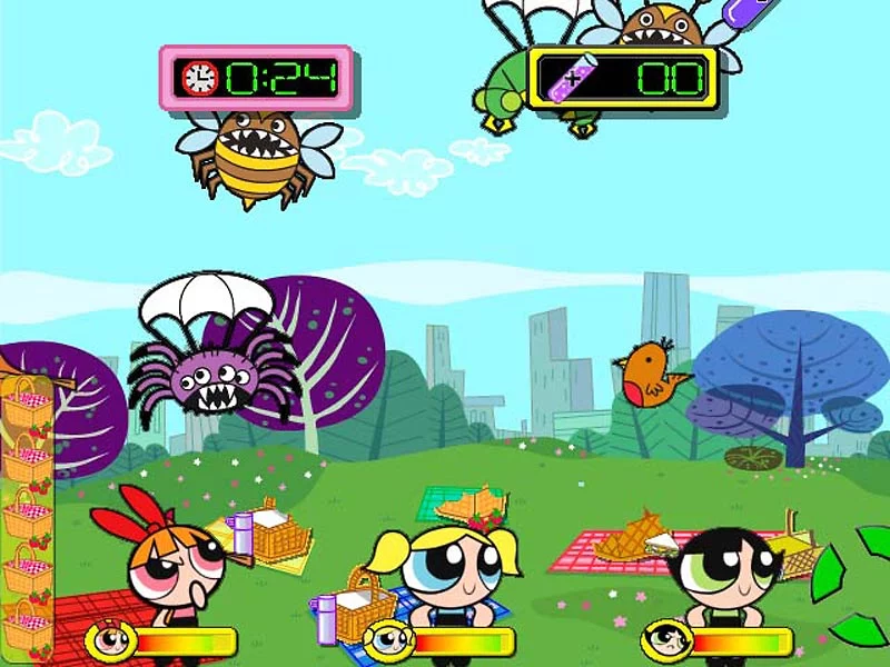Изображение игры: Powerpuff Girls: Mojo Jojo's Pet Project
