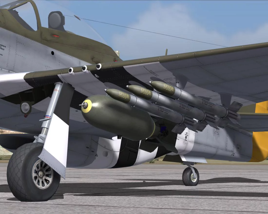 Изображение игры: Digital Combat Simulator: P-51D Mustang