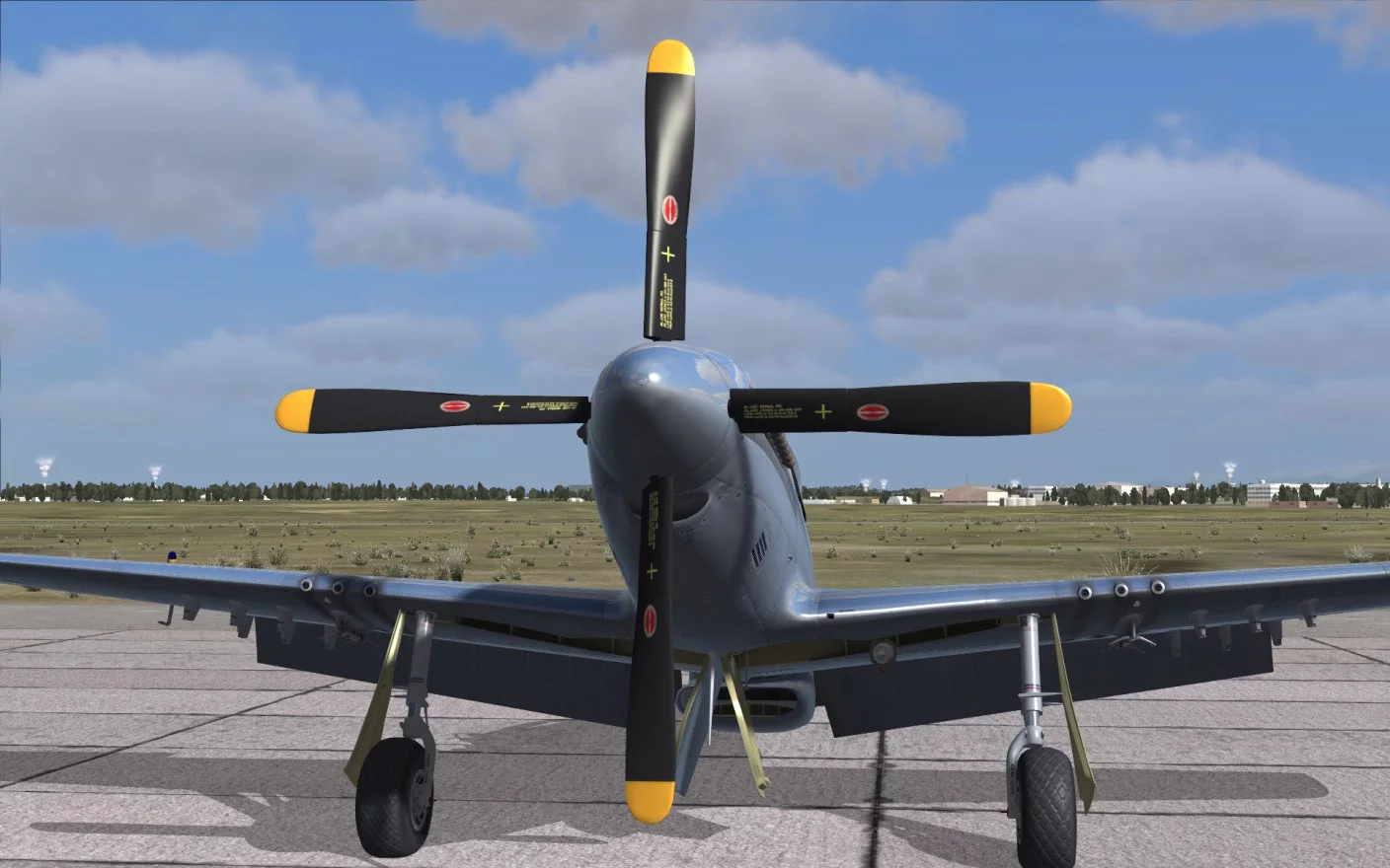 Изображение игры: Digital Combat Simulator: P-51D Mustang