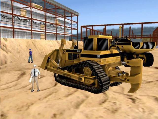 Изображение игры: Caterpillar Construction Tycoon