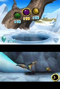 Изображение игры: Ice Age: Dawn of the Dinosaurs (DS)