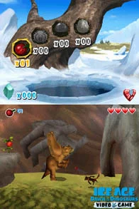 Изображение игры: Ice Age: Dawn of the Dinosaurs (DS)