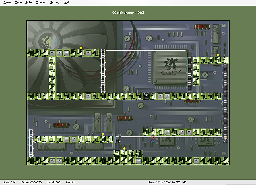 Изображение игры: KGoldrunner