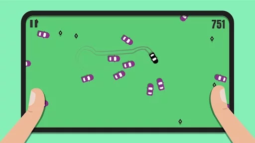 Изображение игры: Finger Drift Max: Touch Racing Drifty Chase
