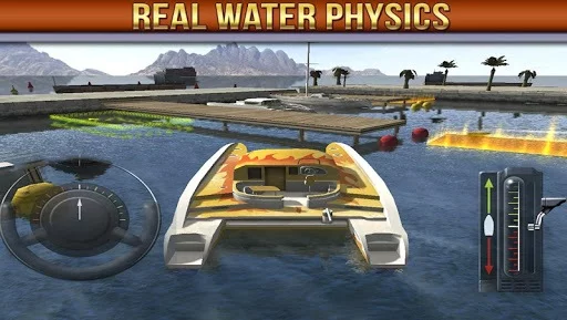 Изображение игры: 3D Boat Parking Simulator Game
