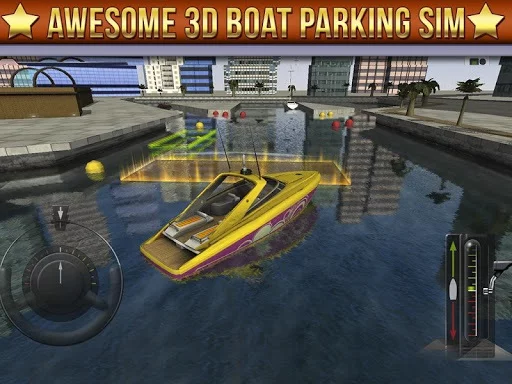 Изображение игры: 3D Boat Parking Simulator Game