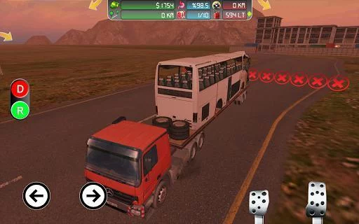 Изображение игры: Intercity Truck Simulator - LITE