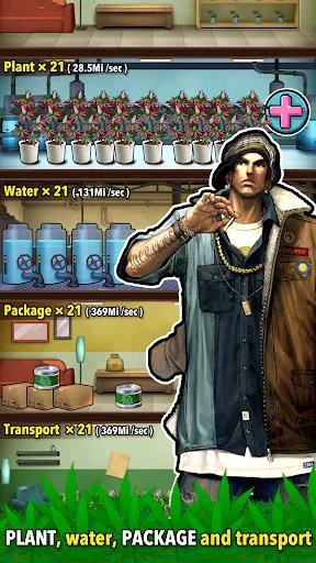 Изображение игры: Weed Farm - Be a Ganja College