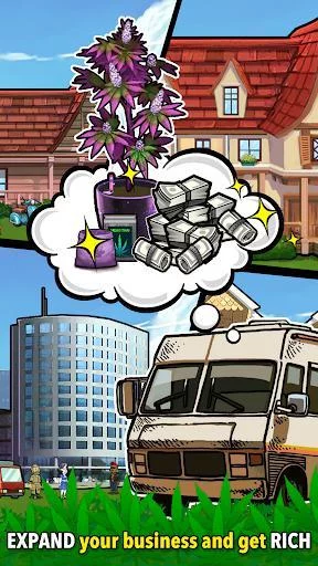 Изображение игры: Weed Farm - Be a Ganja College