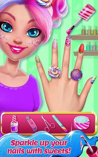 Изображение игры: Candy Makeup Beauty Game - Sweet Salon Makeover