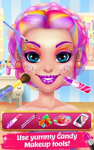Изображение игры: Candy Makeup Beauty Game - Sweet Salon Makeover