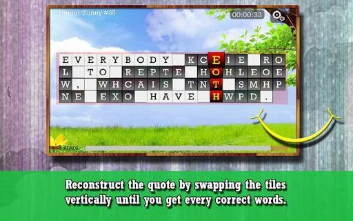 Изображение игры: Word puzzle for the Happy soul