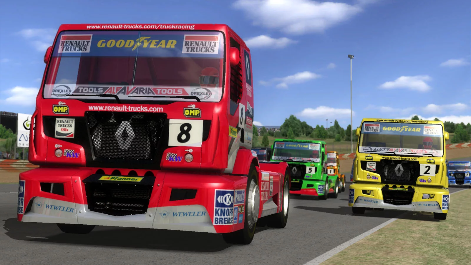 Изображение игры: Truck Racing by Renault Trucks