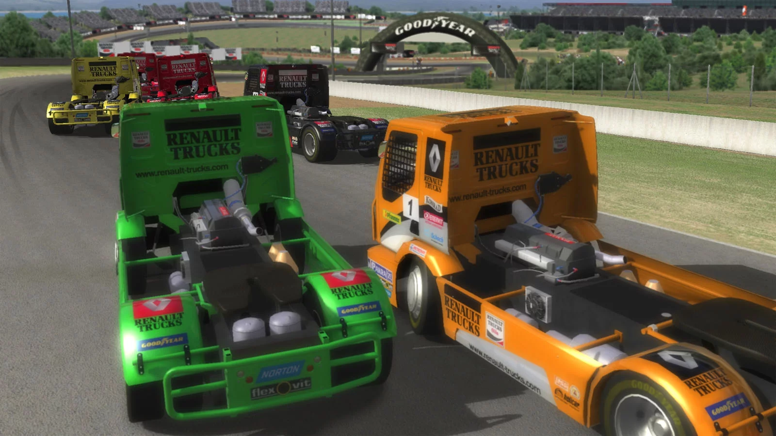 Изображение игры: Truck Racing by Renault Trucks