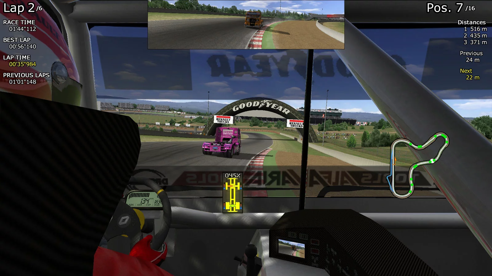 Изображение игры: Truck Racing by Renault Trucks