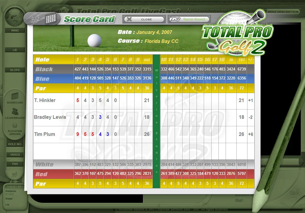 Изображение игры: Total Pro Golf 2