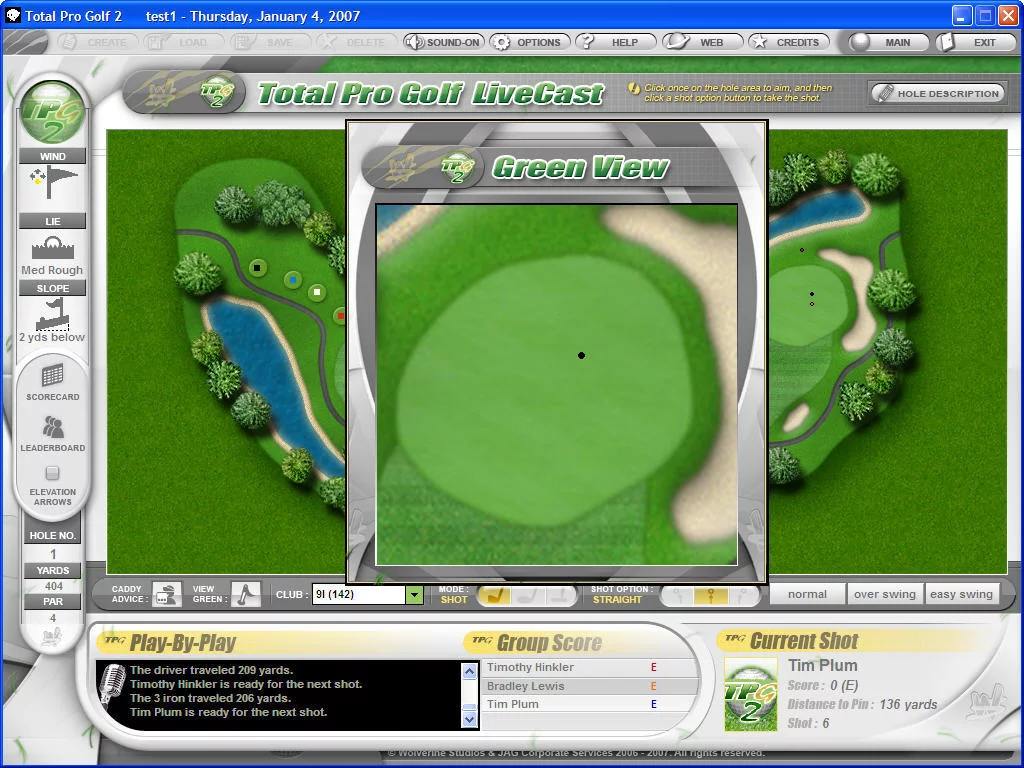 Изображение игры: Total Pro Golf 2