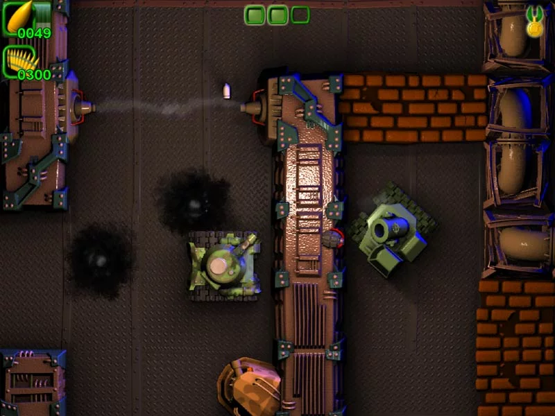 Изображение игры: Normal Tanks