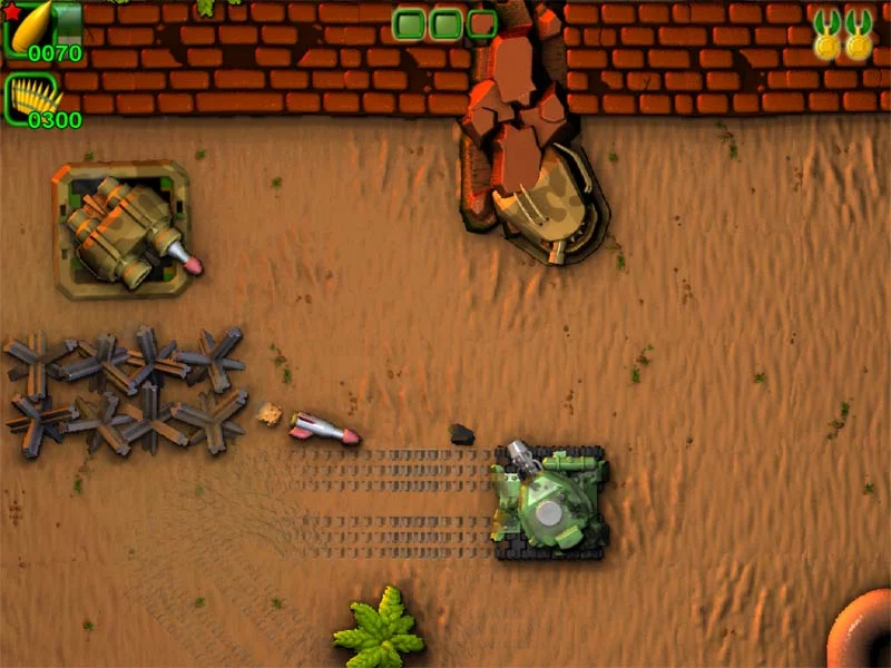 Изображение игры: Normal Tanks