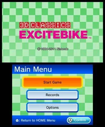 Изображение игры: 3D Classics Excitebike