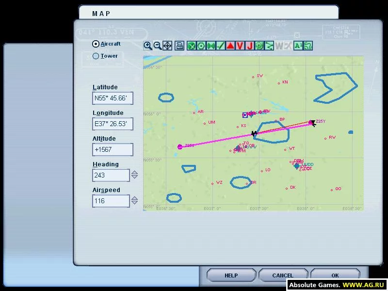 Изображение игры: Microsoft Flight Simulator 2004: A Century of Flight