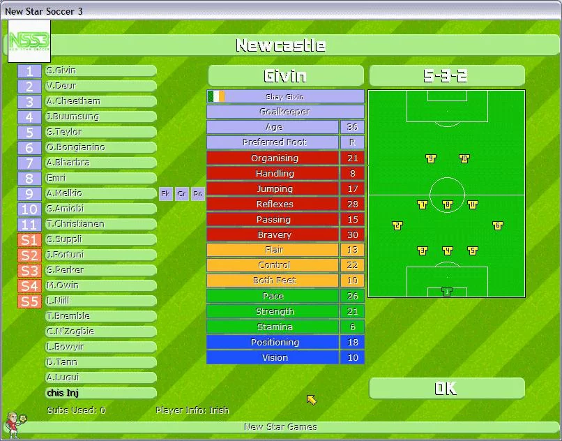 Изображение игры: New Star Soccer 3