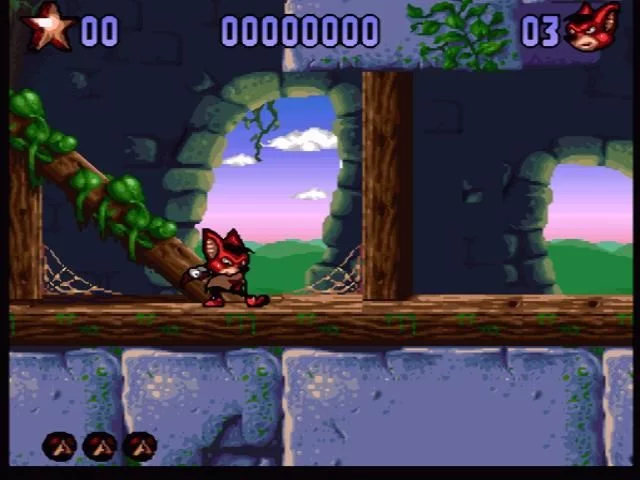 Изображение игры: Aero The Acrobat 2