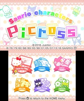 Изображение игры: Sanrio characters Picross