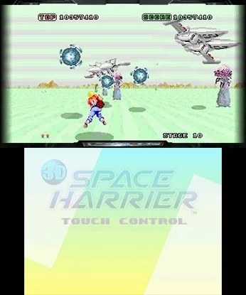 Изображение игры: 3D Space Harrier