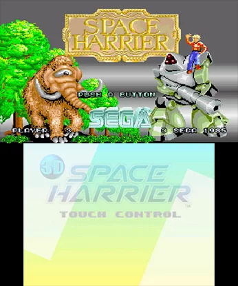 Изображение игры: 3D Space Harrier