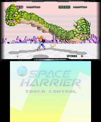 Изображение игры: 3D Space Harrier
