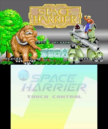 Изображение игры: 3D Space Harrier