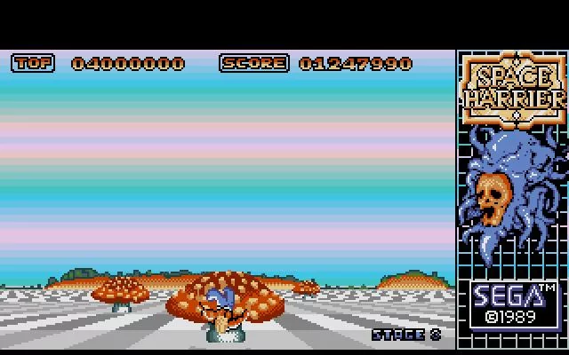 Изображение игры: Space Harrier